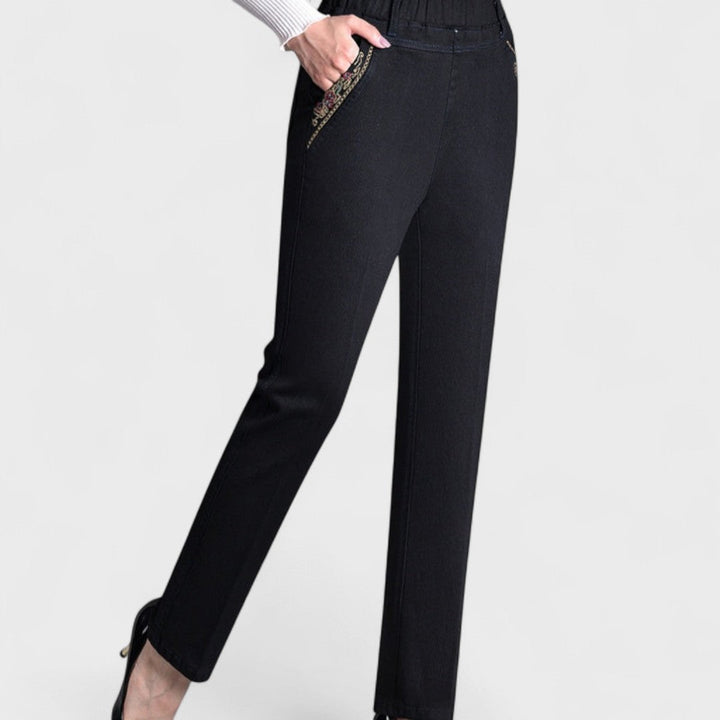 Marian | Stretch Jeans with Side Pockets
