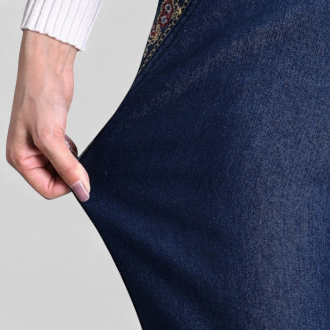 Marian | Stretch Jeans with Side Pockets
