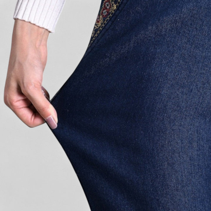 Marian | Stretch Jeans with Side Pockets