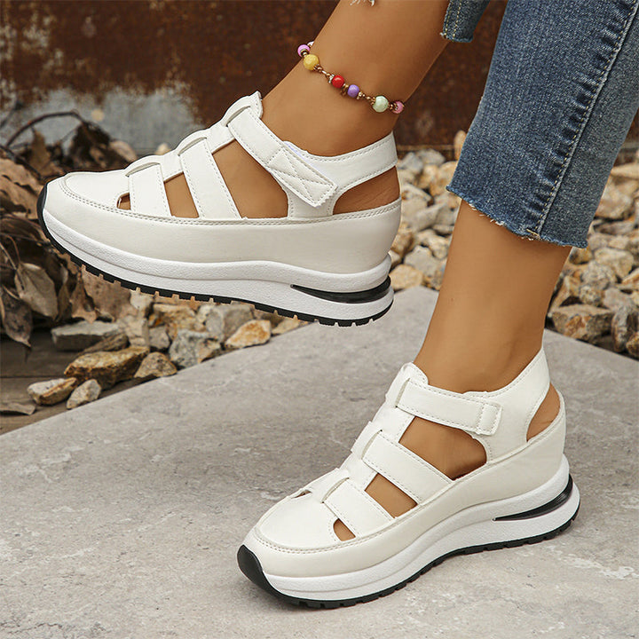 Lunan | Platform Cutout Sneaker Sandals