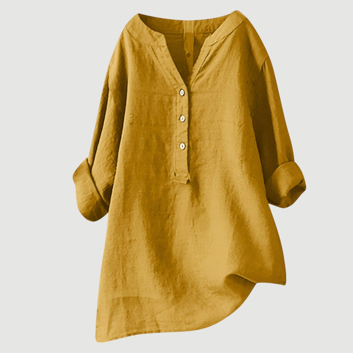 Lina | Women's Lightweight and Comfortable Linen Blouse