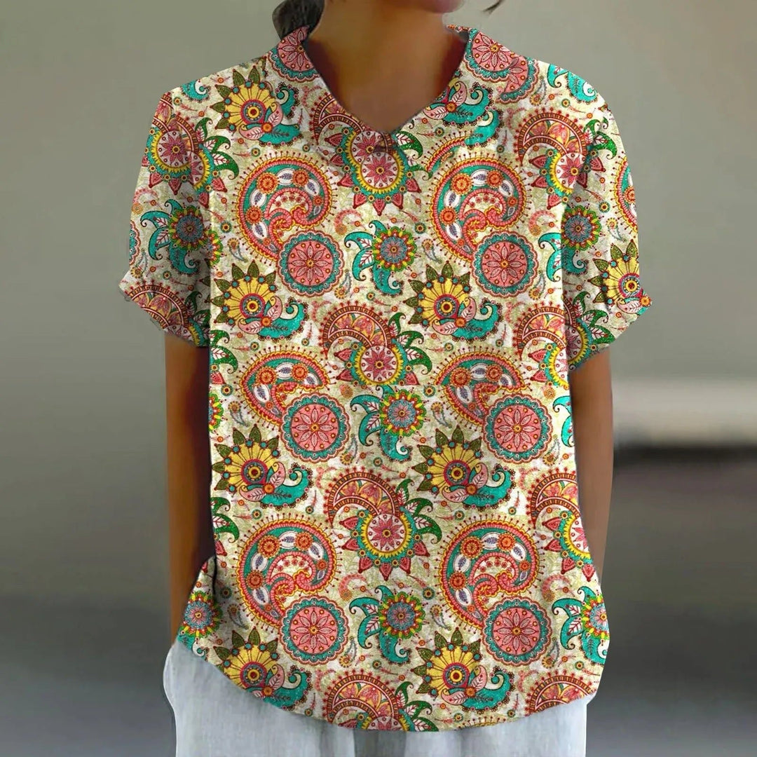Zara | Paisley Print Blouse