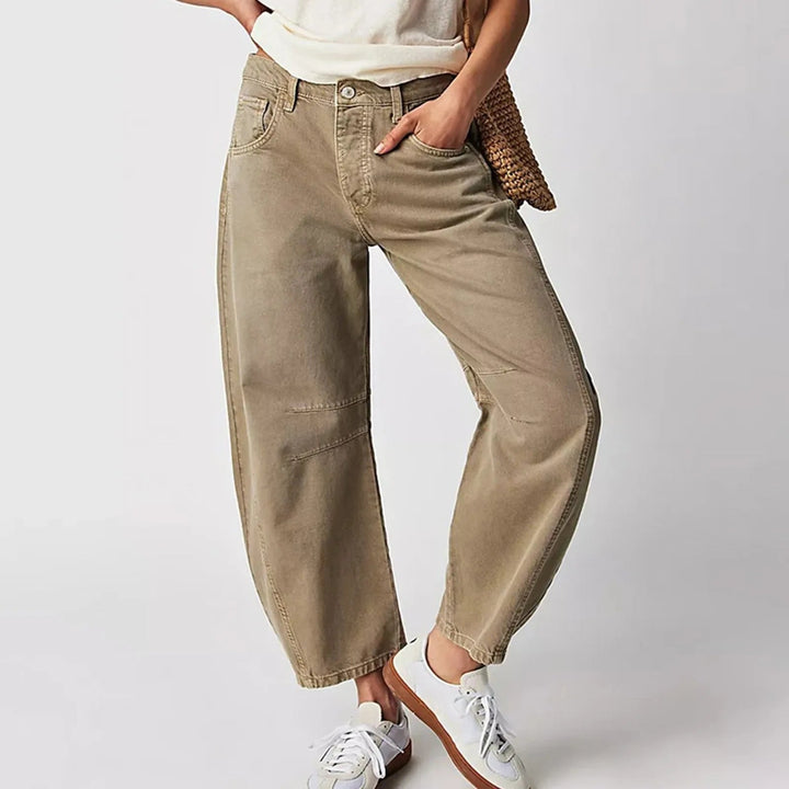 Barrel | High Waist Barrel Leg Jeans